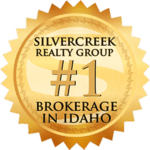 Gold badge for Silvercreek Realty Group, Idaho's top brokerage.